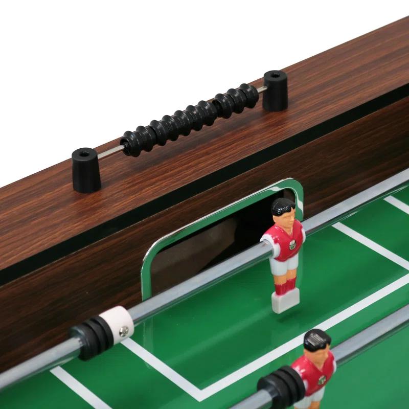 Arlmont & Co. Christopher Arlmont & Co. 55.25'' L Foosball Table with Telescopic Rods