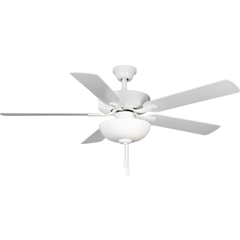 Airpro 52 In. 5-Blade AC Motor Transitional Ceiling Fan With Light