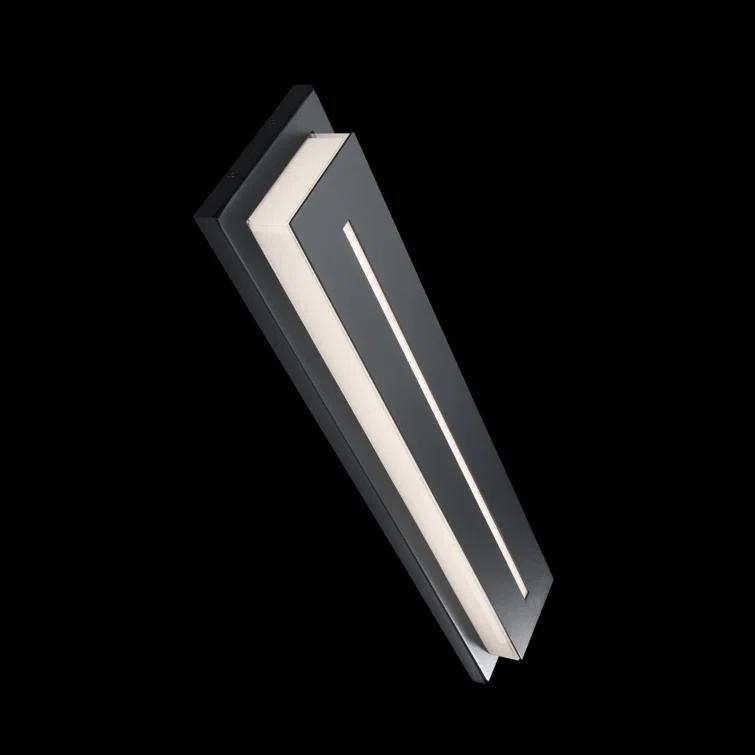 Midnight Single Light Outdoor Aluminum LED Wall Light