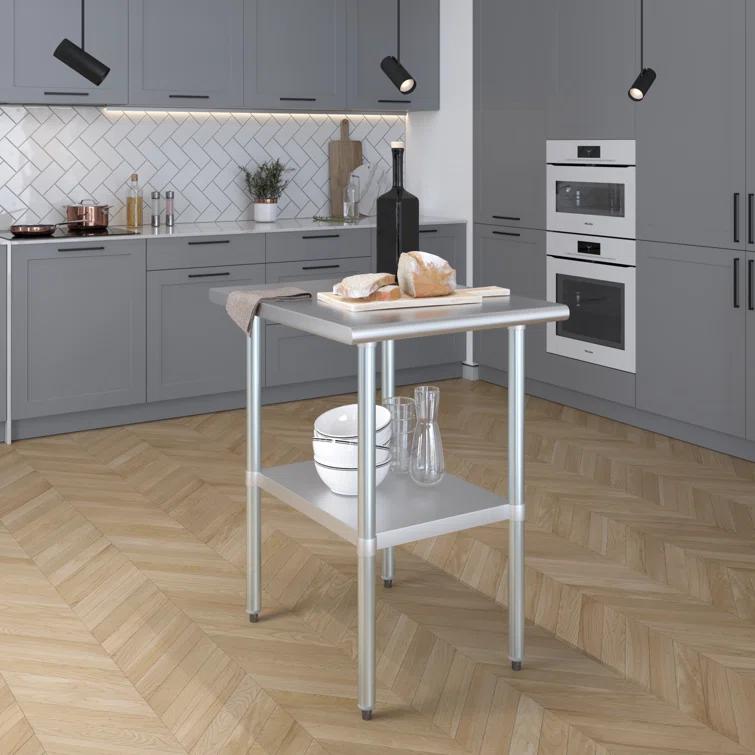 Amgood 30 in. x 24 in. Stainless Steel Table