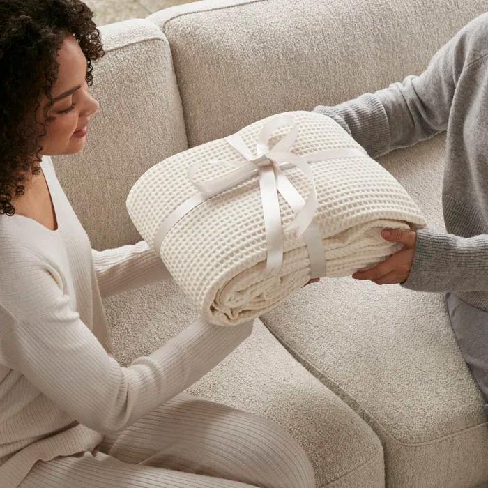 Waffle Weave Cotton Blanket