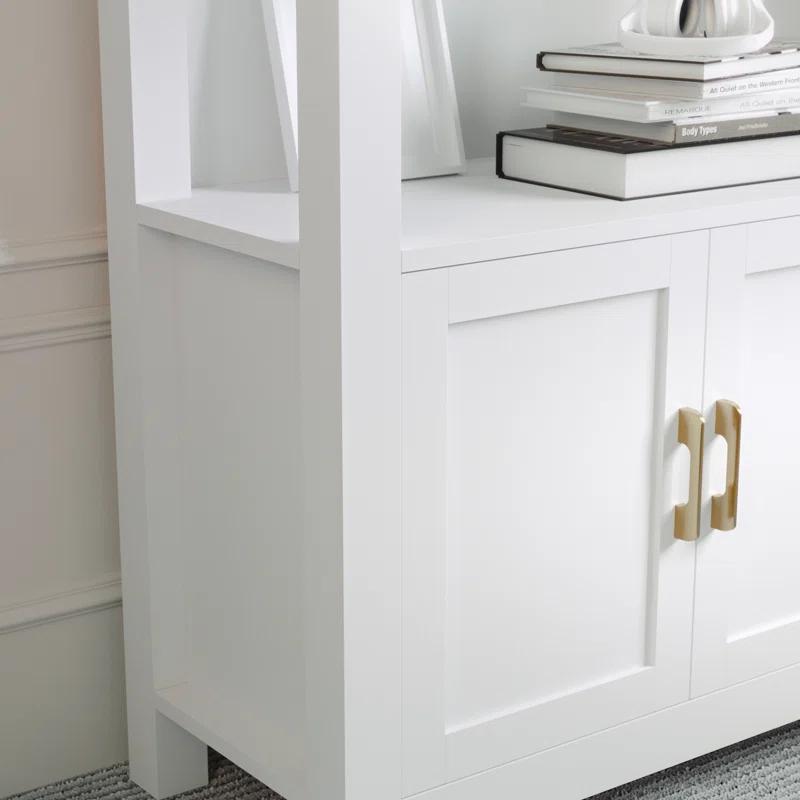 Martha Stewart Teague Martha Stewart 68" Shaker Bookcase with Storage Cabinet