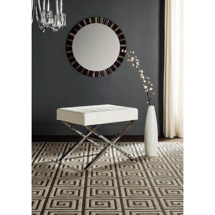 Ivy Bronx Halewood 24.5" Tufted Rectangle Standard Ottoman & Reviews | Wayfair