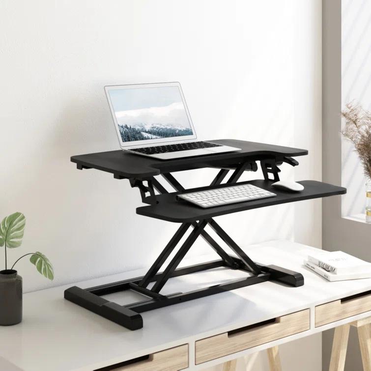 FlexiSpot Desk Converter with Removable Keyboard Tray