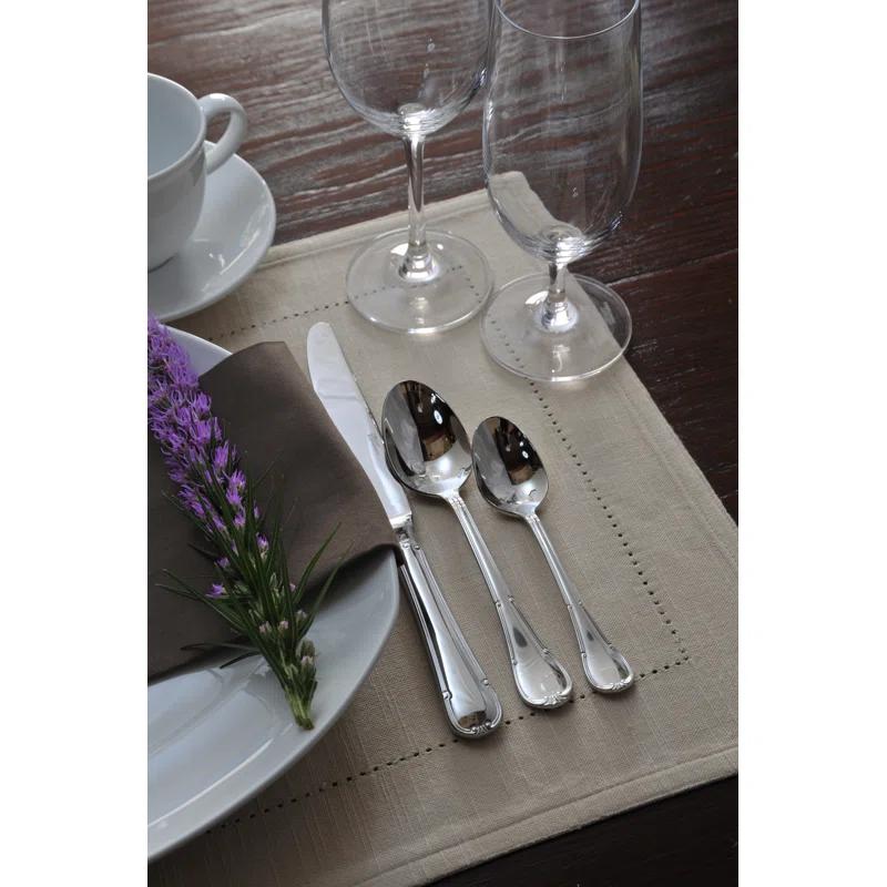 Oneida Donizetti Oval/Dessert Spoons by Sant' Andrea (18/10) (Set of 12)
