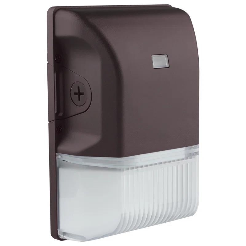 Nuvo 1 - Head LED Hardwired Dusk to Dawn Outdoor Security Wall Pack