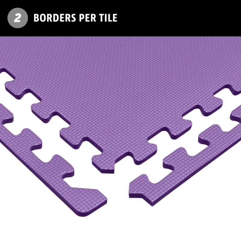 We Sell Mats 3/8" Thick Multipurpose Foam Floor Tile 24 Square Feet (6 Tiles)