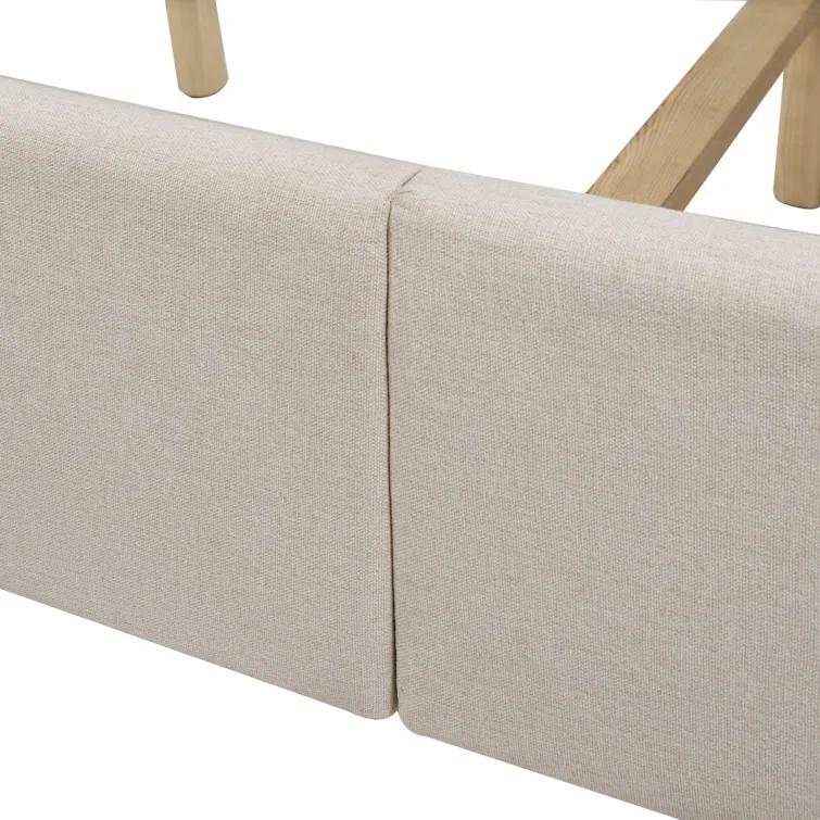 Coleman Upholstered Wingback Bed