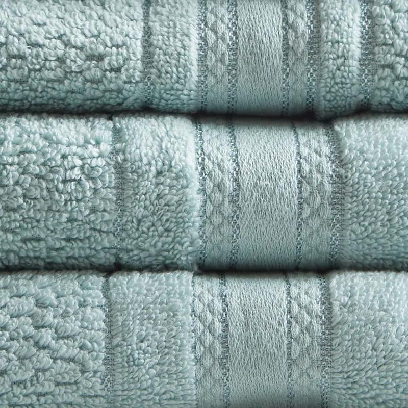 Madison Park Essentials Super Soft Cotton Quick Dry Bath Towel 6 Piece Set