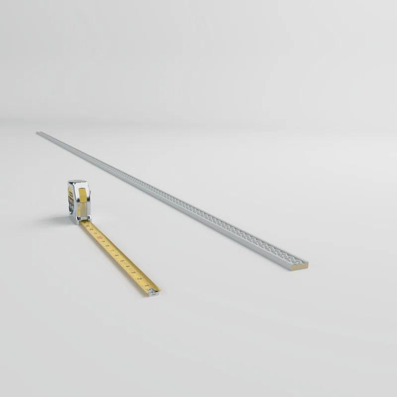 Ekena Millwork 1 1/8"H x 3/8"P x 94 1/2"L, (3/4" Repeat), Swindon Chair Rail (Set of 12)
