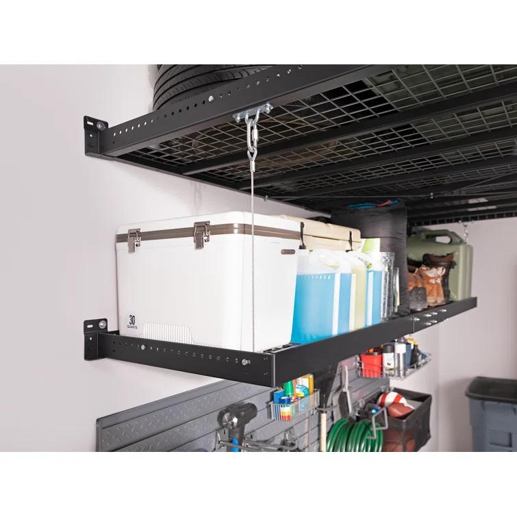 NewAge Products Pro Series 2 ft. x 4 ft. Wall Mounted Steel Shelf
