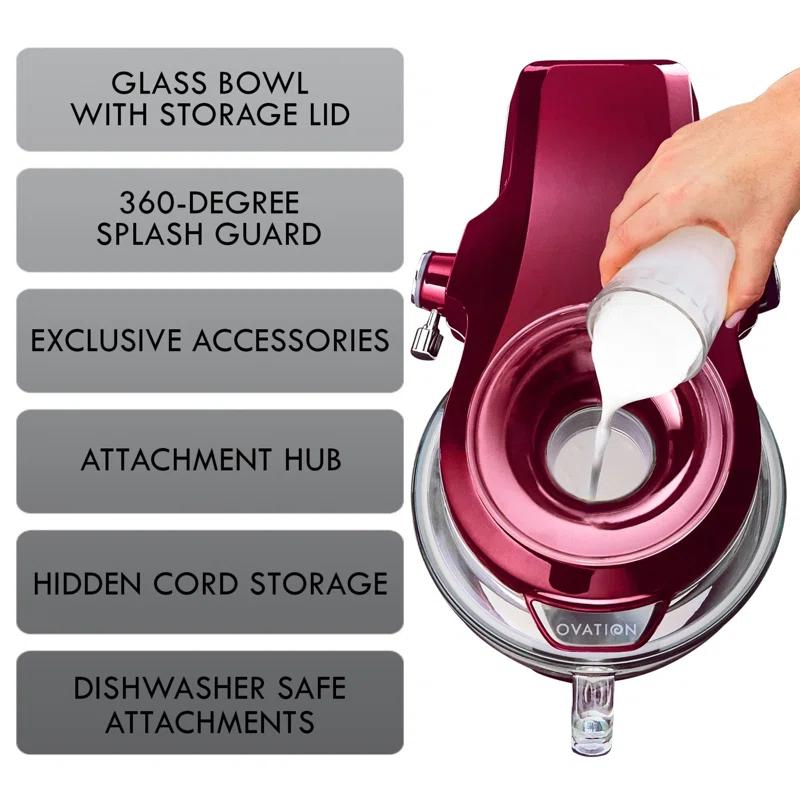 Kenmore KKEOVSMR Kenmore Elite Ovation 5 Qt. Stand Mixer with Pour-In Top, 500W