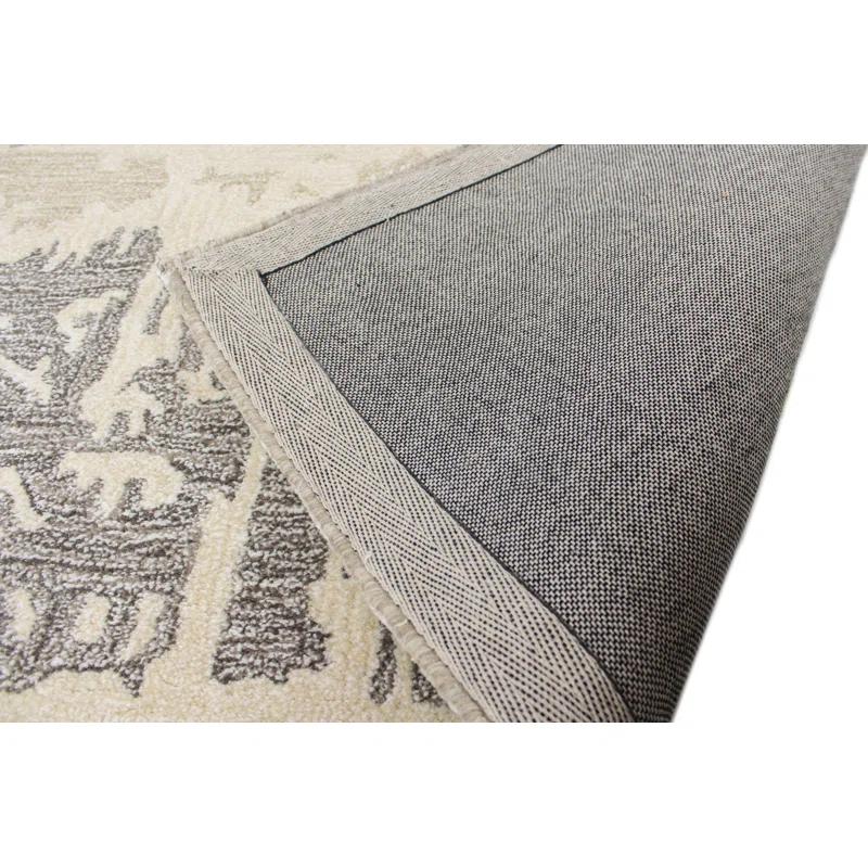 Bashian Rugs Handmade Tufted Ivory Rug