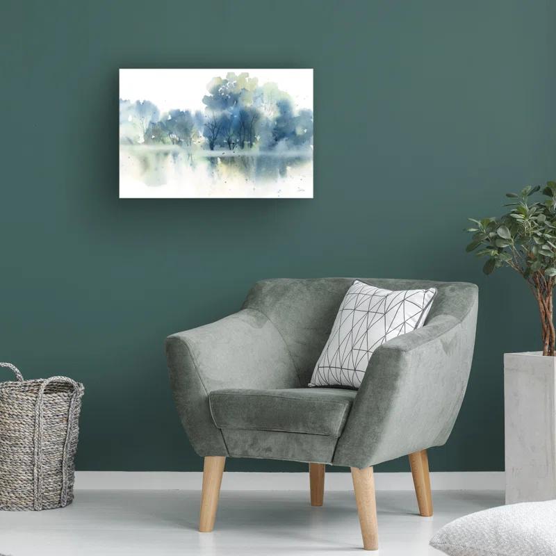 Red Barrel Studio® " Blue Pond Reflections " by Katrina Pete