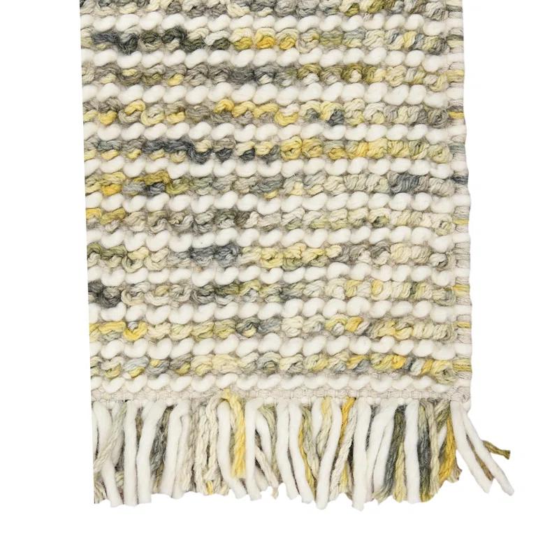 Cableknit Striped Rug