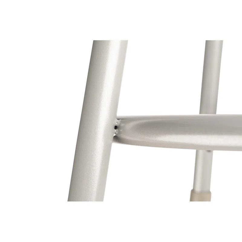 National Public Seating Heavy Duty Steel Stool With Backrest