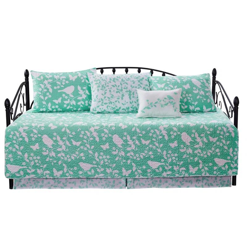 Home Soft Things 6 Piece Birdsong Daybed Bedspread Set