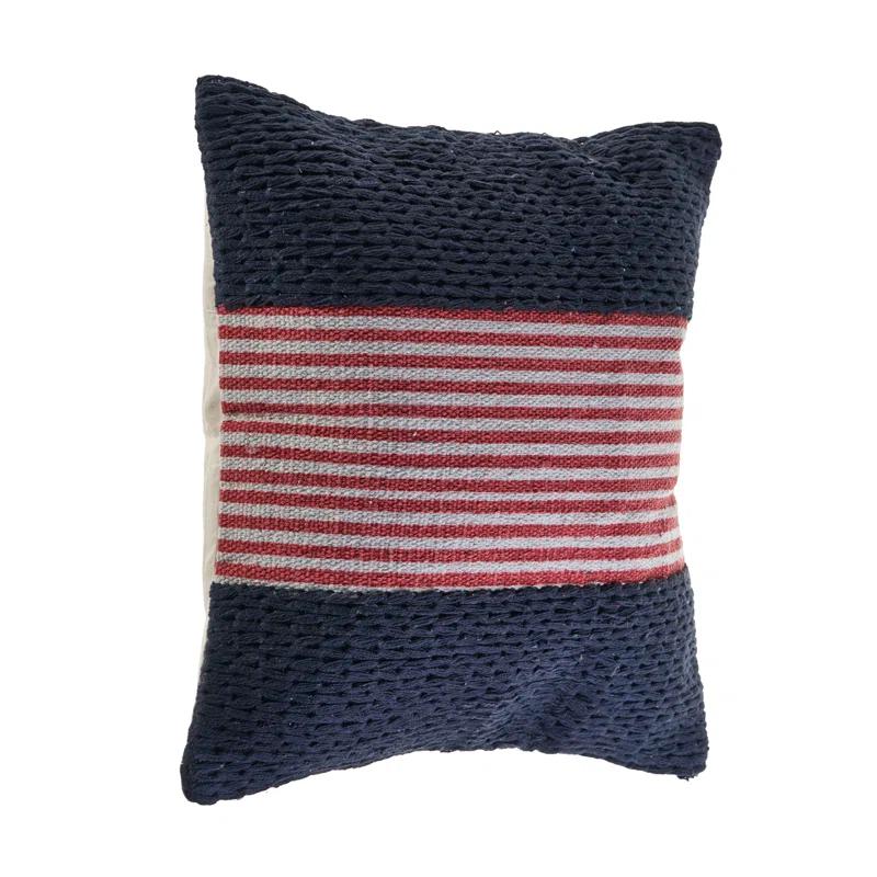 Atlas Textured Cotton Throw Pillow