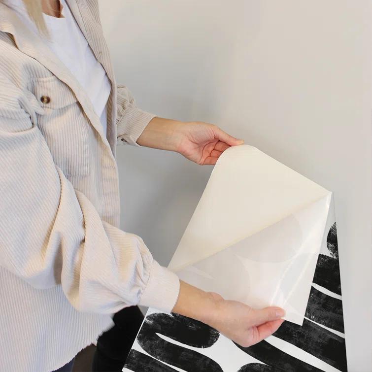 Wiggle Room Peel and Stick Wallpaper By Bobby Berk