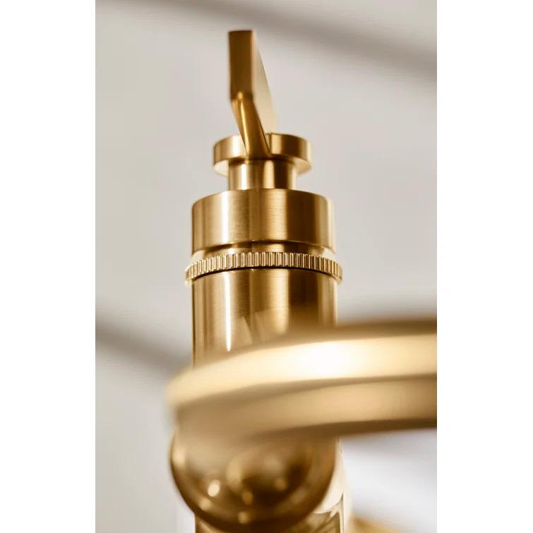 Castia by Studio McGee Floor-Mount Bath Filler Trim with Handshower