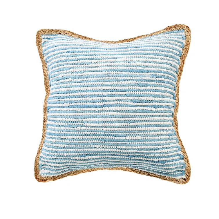 Beachcrest Home™ Chindi Handmade Striped Throw Pillow