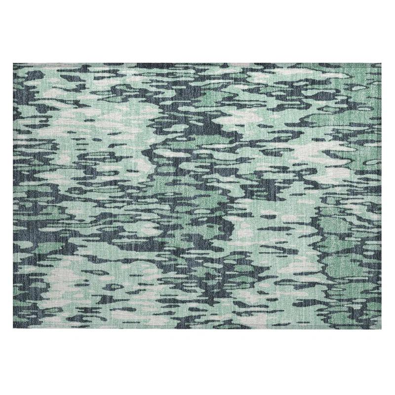 Machine Washable Indoor/Outdoor Chayden ACN986 1'8" x 2'6" Rug