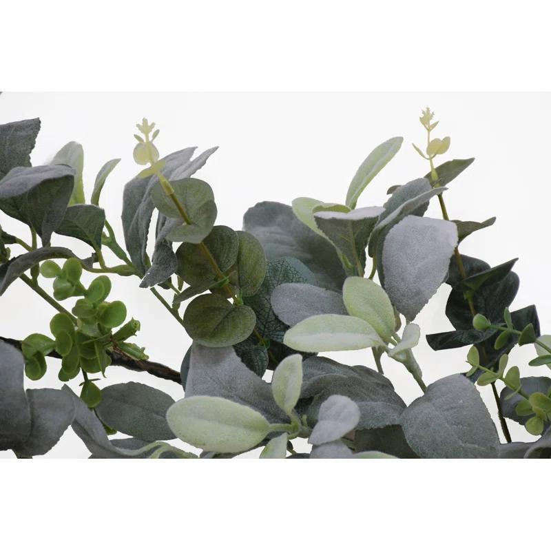 Puleo International 72'' in. Faux Lambs Ear Garland