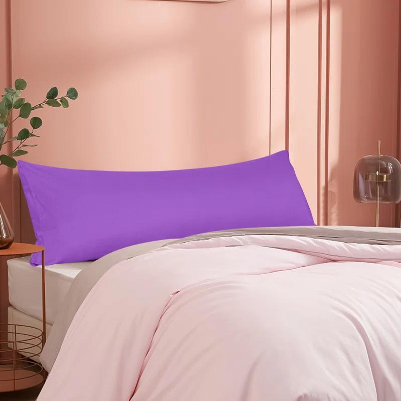 NTBAY Body Pillow Cover, 1800 Brushed Microfiber Body Pillowcase with Envelope Closure - 20x54 Inches - NTBAY