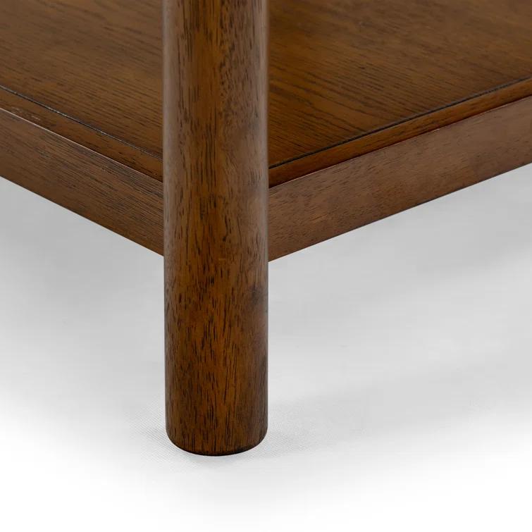 Kaplan Wood 1 Drawer End Table