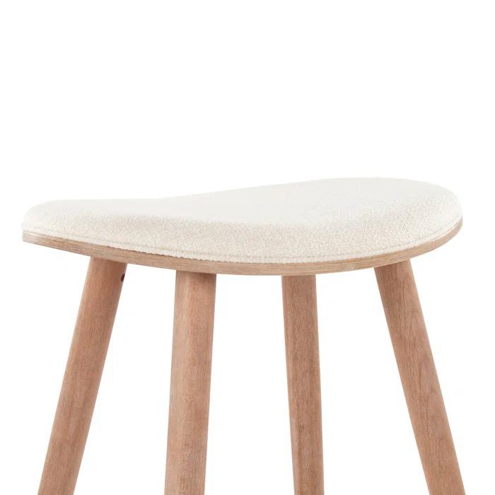 Everly Quinn Upholstered Counter Stool (Set of 2)