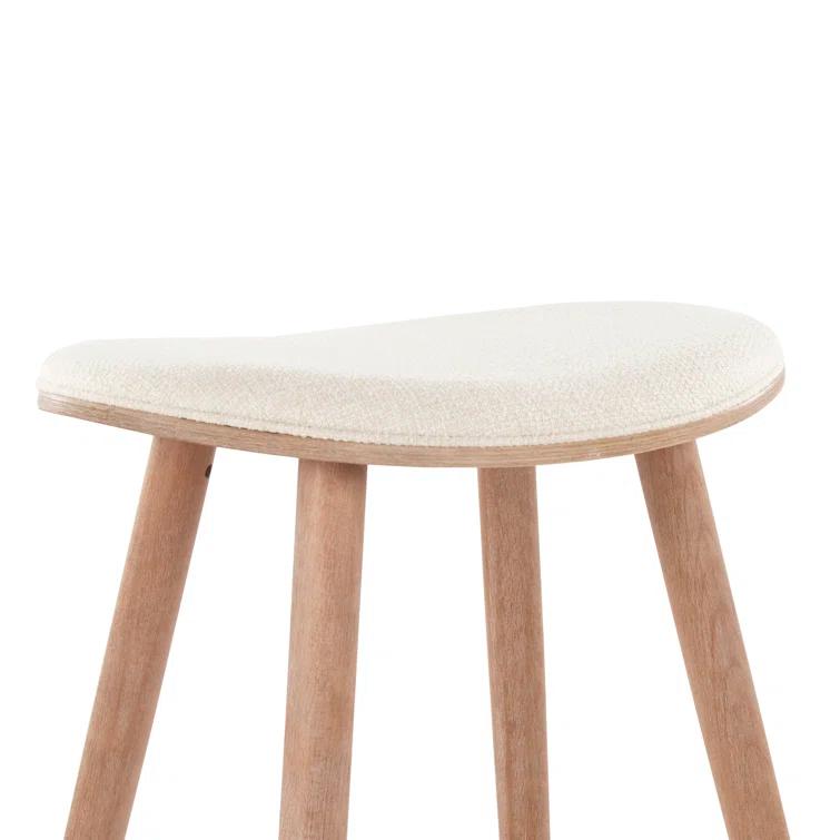 Everly Quinn Upholstered Counter Stool (Set of 2)