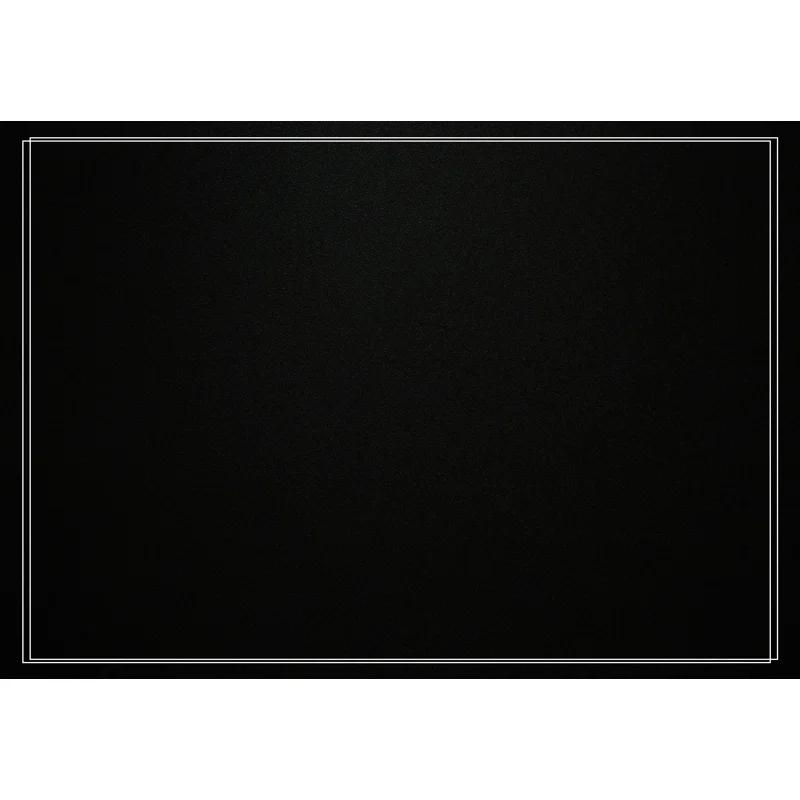 17 Stories Accent Table, Side, Round, End, Nightstand, Lamp, Living Room, Bedroom, Laminate, Black Metal, Contemporary, Modern