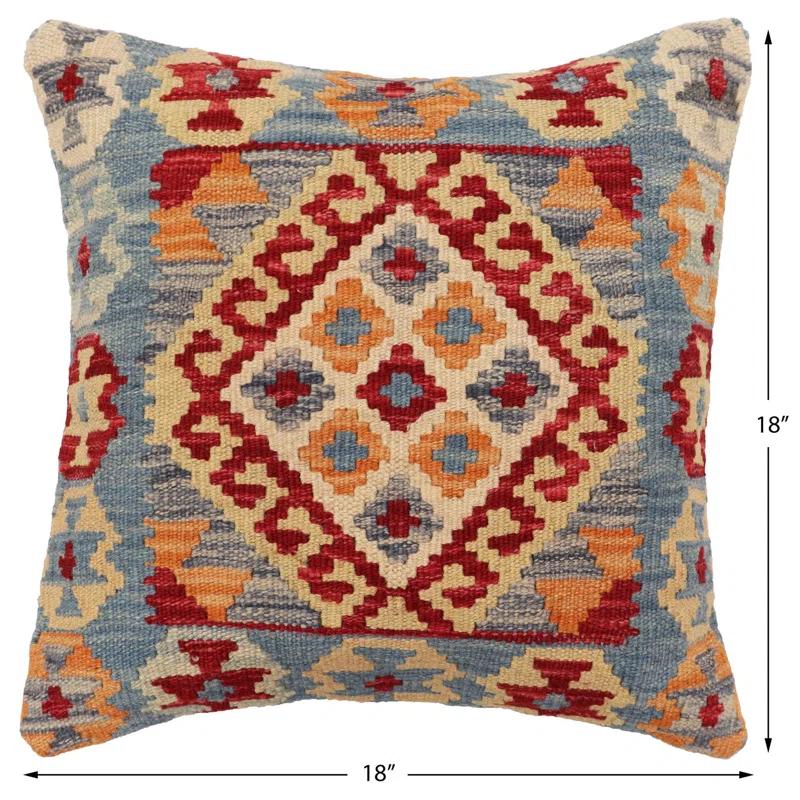 Arshs Fine Rugs Hickman Geometric Throw Pillow