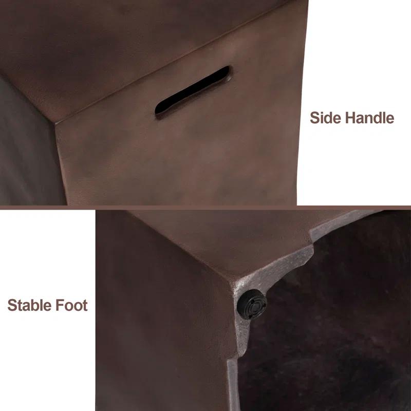 COSIEST 16'' x 16'' Rectangle Magnesium Oxide Propane Tank Cover