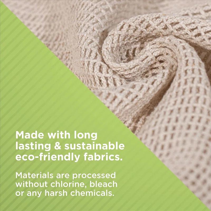 Bean Products Skin-Friendly Washcloths for Bathroom and Kitchen Fast-Drying Wash Cloths for Effective Cleaning