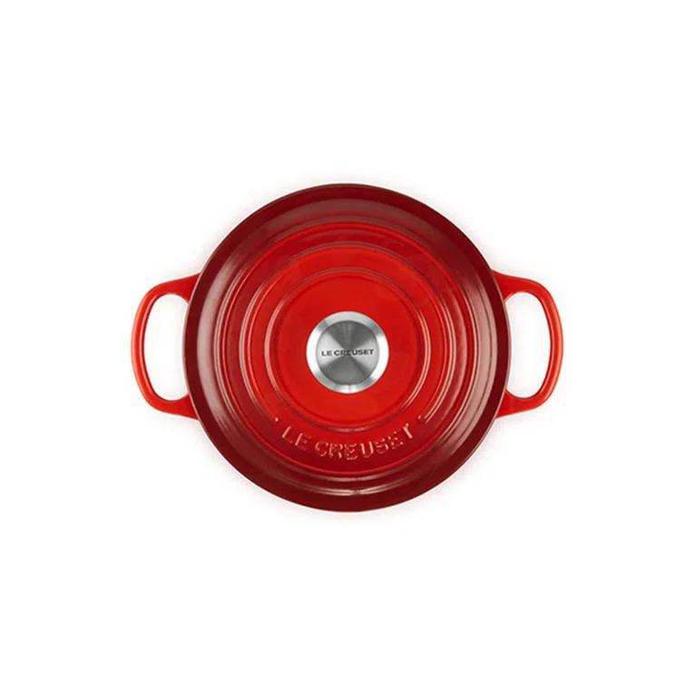 Le Creuset Signature Enameled Cast Iron Round Dutch Oven with Lid
