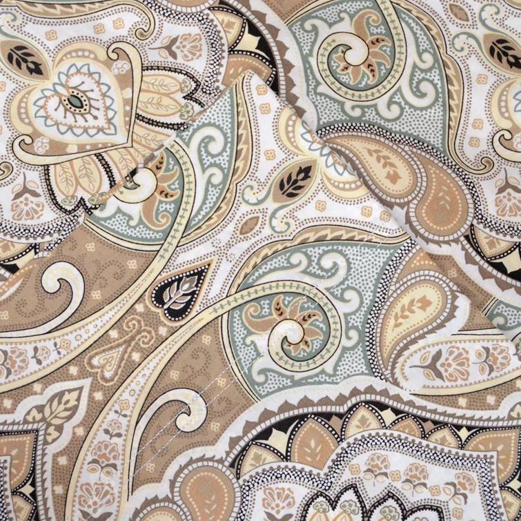 Pointehaven Percale Paisley Sheet Set