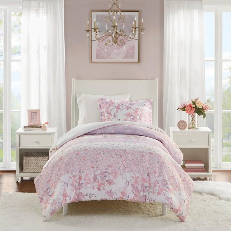 Intelligent Design Oliena Floral Paisley Duvet Cover Set