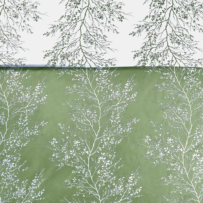 Spirit Linen 6-Piece Foliage Reversible Comforter Set