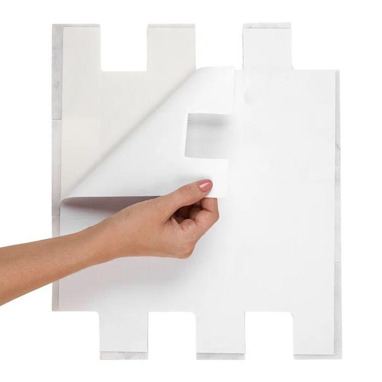 Daltile Simply Stick Mosaix 4'' W x 2'' L Natural Stone Peel and Stick Mosaic Tile