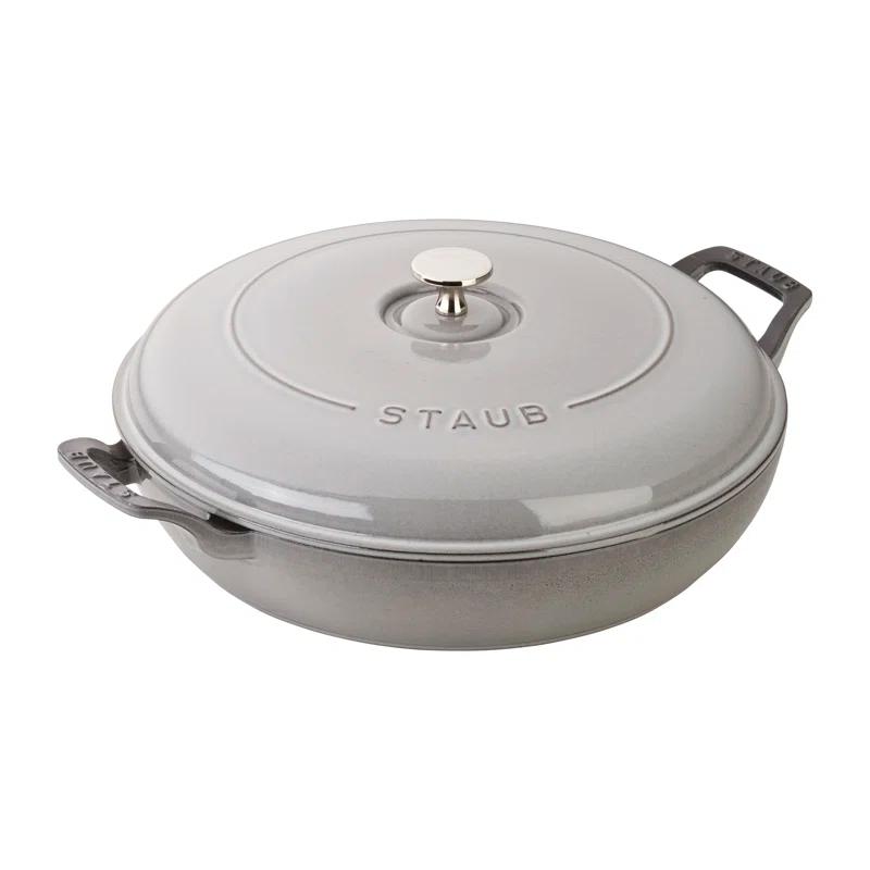 Staub ® 3.5-Qt Graphite Braiser