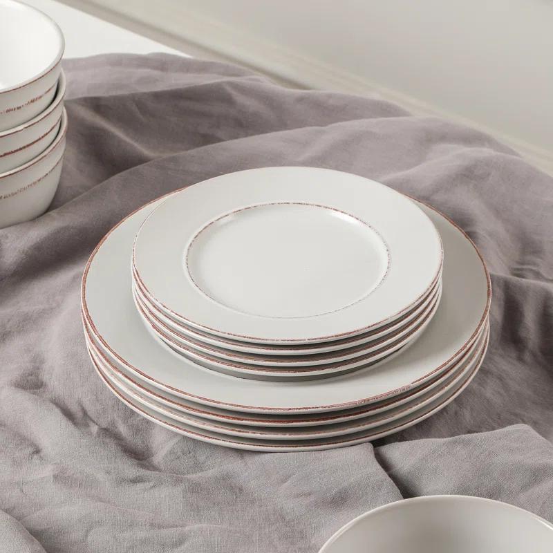 Earth & Clay Earth & Clay Hazel 24-Piece Dinnerware Set Stoneware (Set of 24)