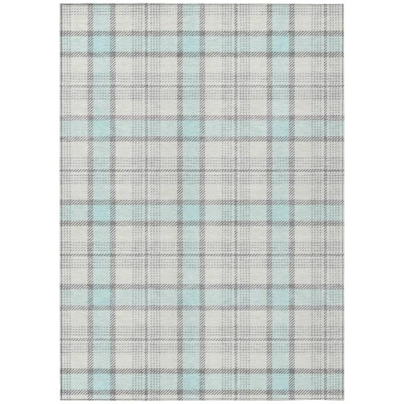 Machine Washable Indoor/Outdoor Chayden ACN1052 Sky Rug