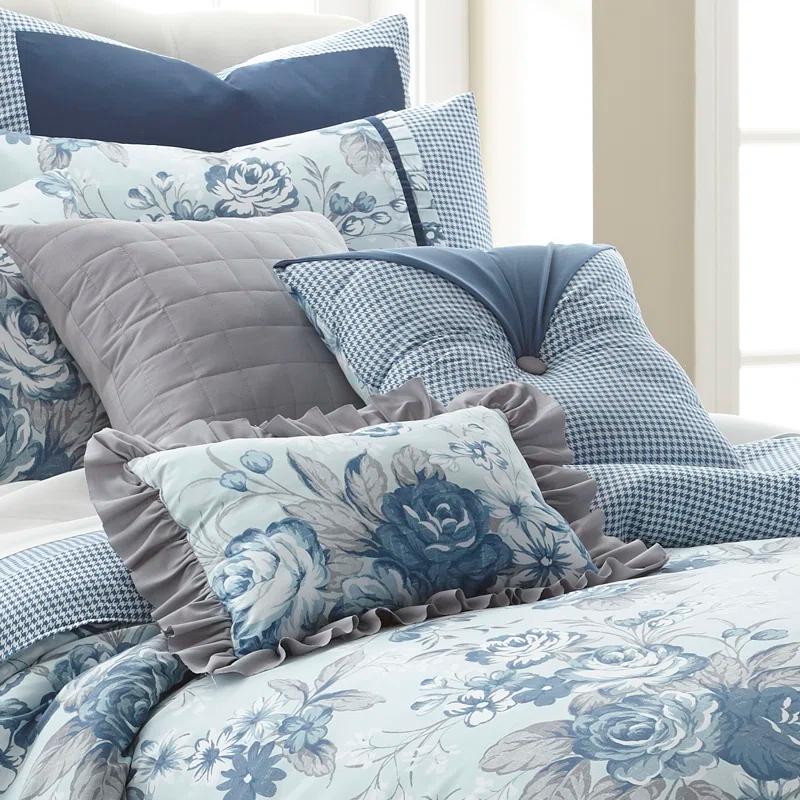 Amrapur Overseas Inc. Modern Threads Farmhouse 8-Piece Floral Comforter Set