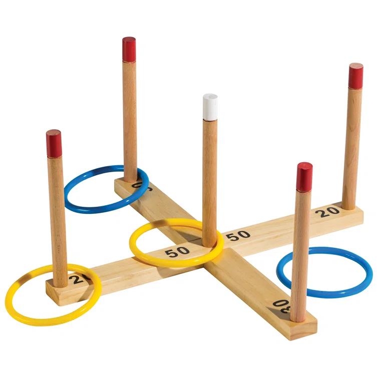 Franklin Sports Wooden Ring Toss