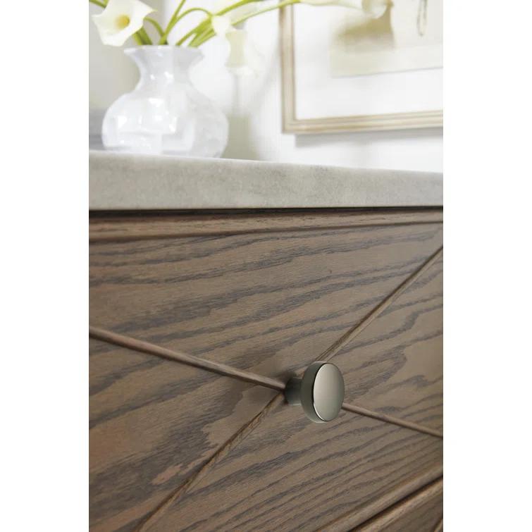 Amerock Blackrock 1-5/16 inch (33mm) Diameter Gunmetal Cabinet Knob