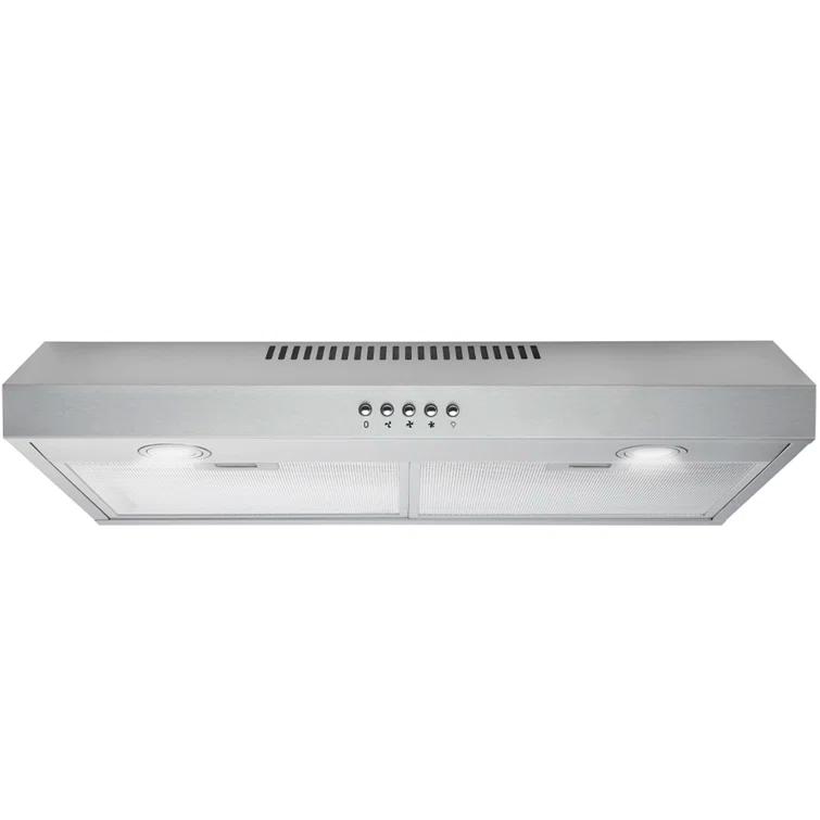Cavaliere Cavaliere 30" Stainless Steel 200 CFM Ducted (Vented) Under Cabinet Range Hood with Mesh Filter 843012109114