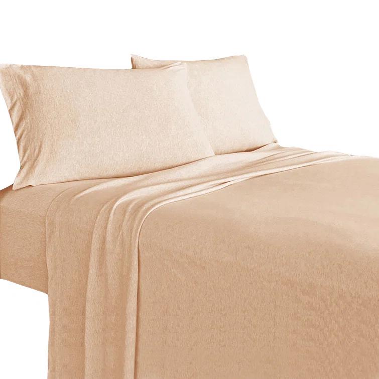 Royale Linens SoftTees Jersey Knit Cotton Blend Jersey Knit Sheet Set