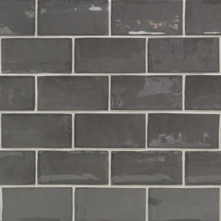 Barcelona 3x6 Blanco Polished Ceramic Subway Wall Tile (5.38 Sq. Ft. / Case)