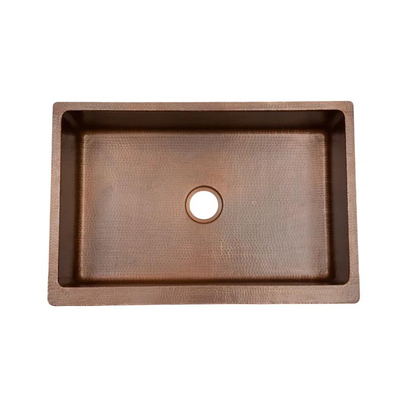 Premier Copper Products 33'' L Kitchen Sink KASB33229